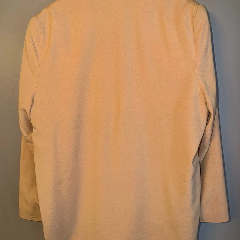 Joe Bananas Silk Oversized Blazer Jacket - Tan/Camel - Size M MSRP $2800